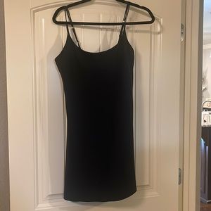 Abercrombie Black (Onyx) Traveler Mini Dress, Size Medium Tall